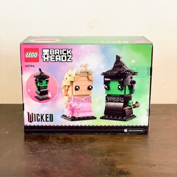 LEGO 40794 Brickheadz Wicked Elphaba & Glinda Figures NIB New in Hand - Picture 2 of 13